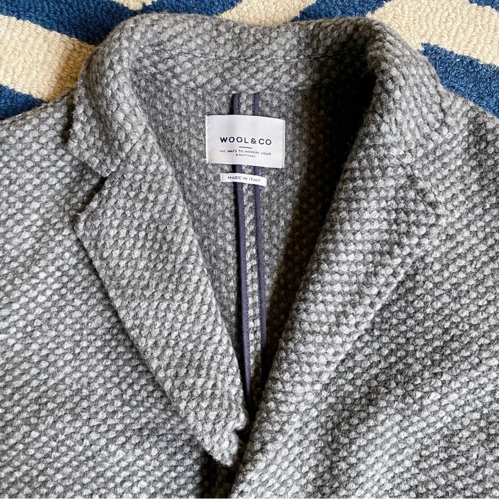 🩶 PLUS TALL WOOL & CO GREY CLASSIC WOOL BLEND WINTER COAT! - Picture 10 of 16